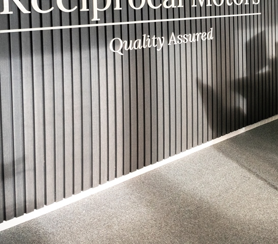 Composite Slatted Wall Cladding